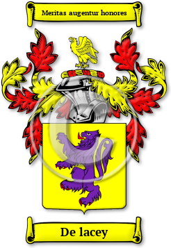 De lacey Family Crest Download (jpg) Legacy Series - 150 DPI